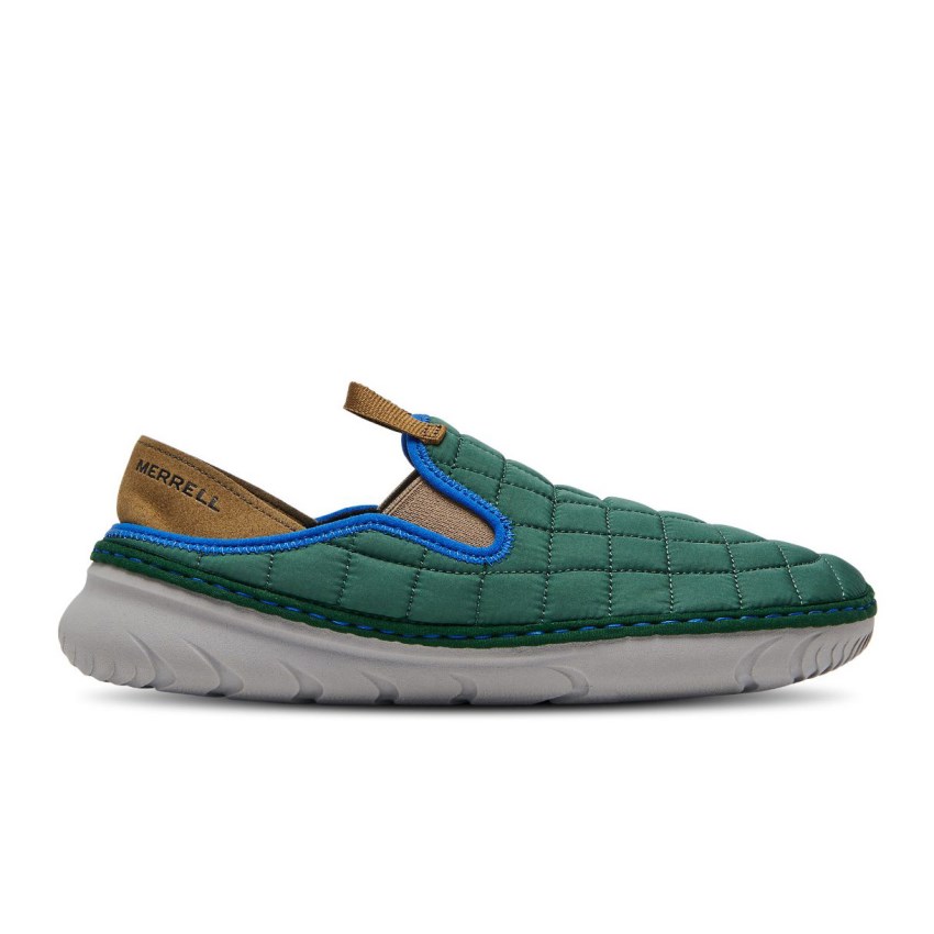 Chaussure Casual Merrell Hut Moc Vert Homme | Q.Z.KOAQ